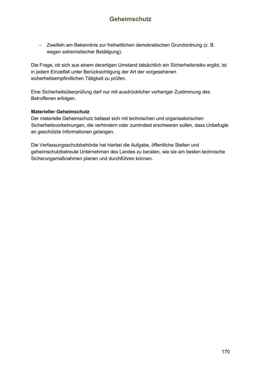 Seite 170 des Verfassungsschutzbericht 2025 Sachsen-Anhalt