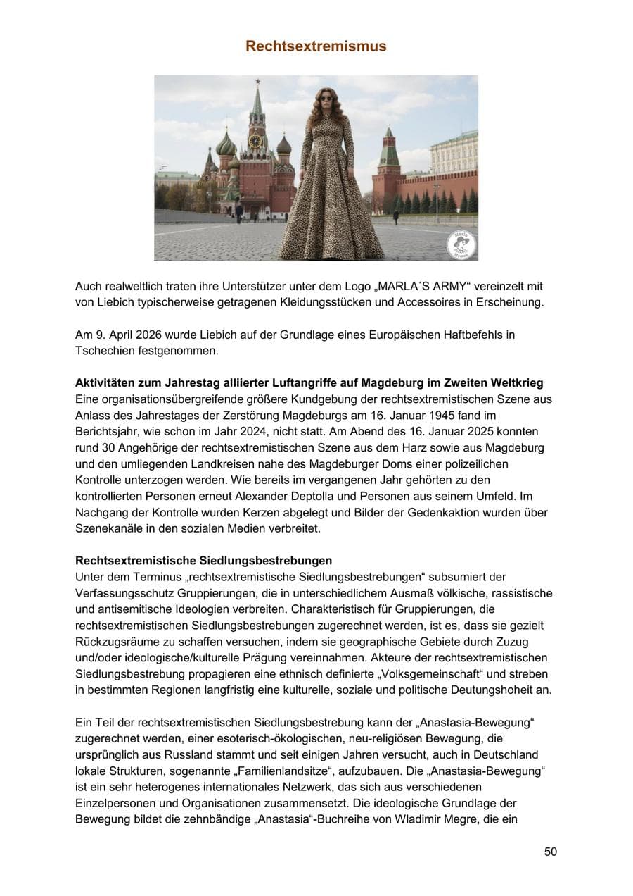 Seite 50 des Verfassungsschutzbericht 2025 Sachsen-Anhalt