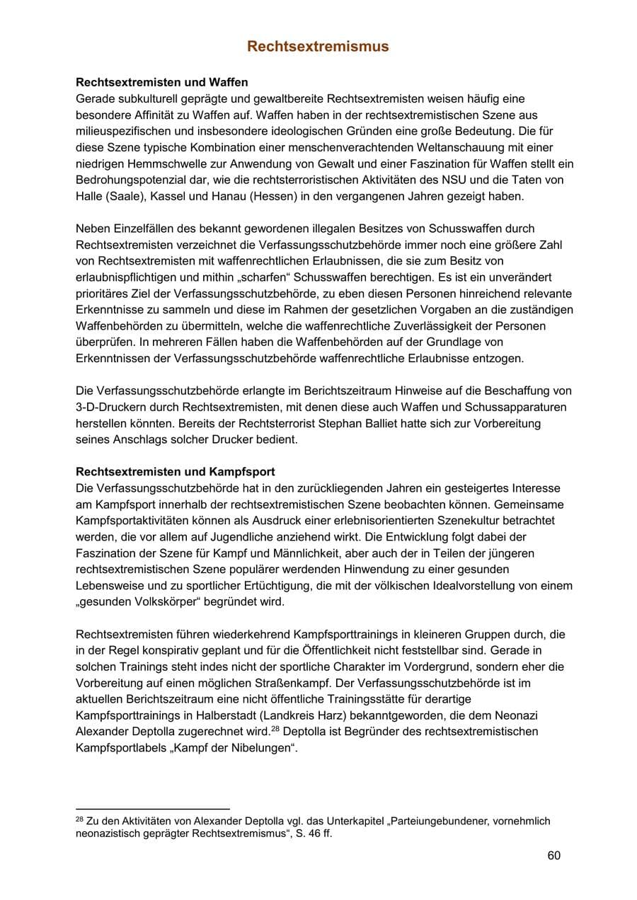 Seite 60 des Verfassungsschutzbericht 2025 Sachsen-Anhalt