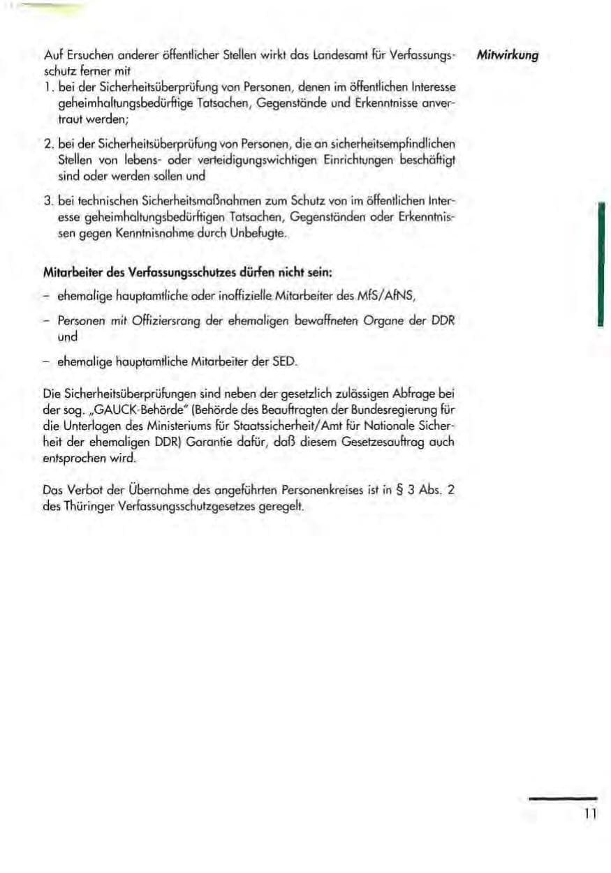 Seite 13 des Verfassungsschutzbericht 1992 Thüringen