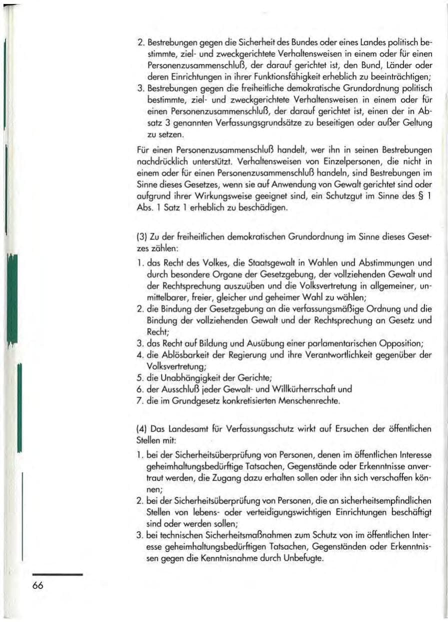Seite 68 des Verfassungsschutzbericht 1992 Thüringen