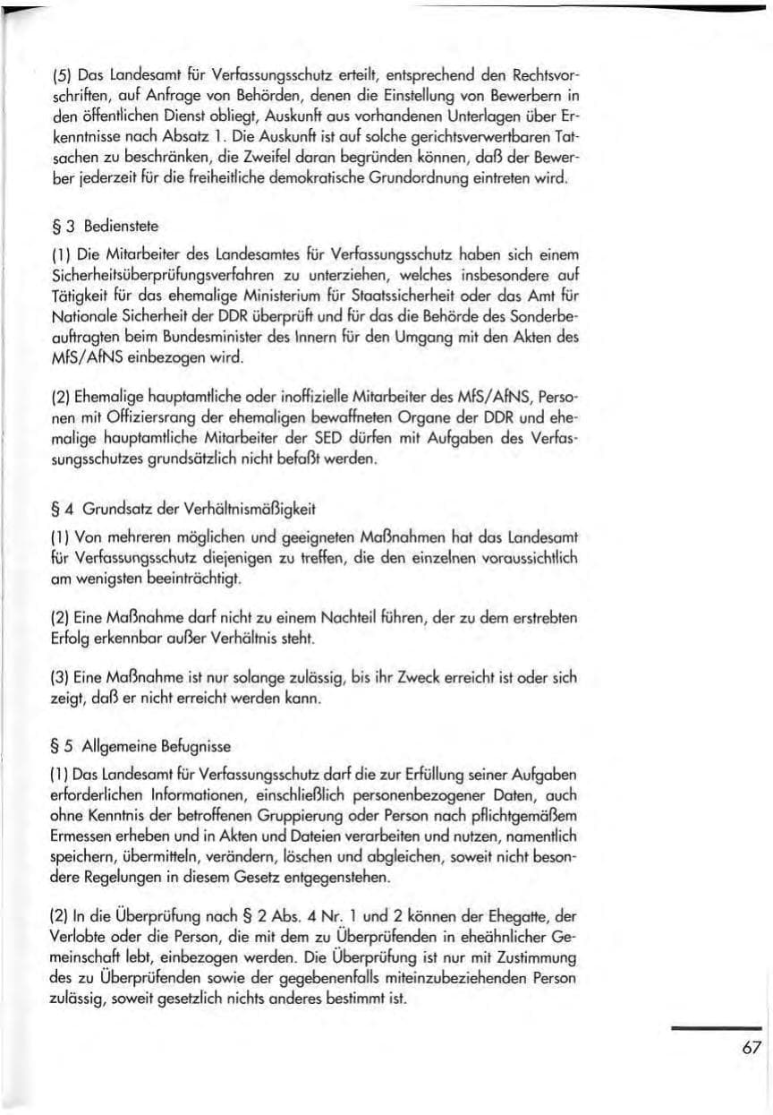 Seite 69 des Verfassungsschutzbericht 1992 Thüringen