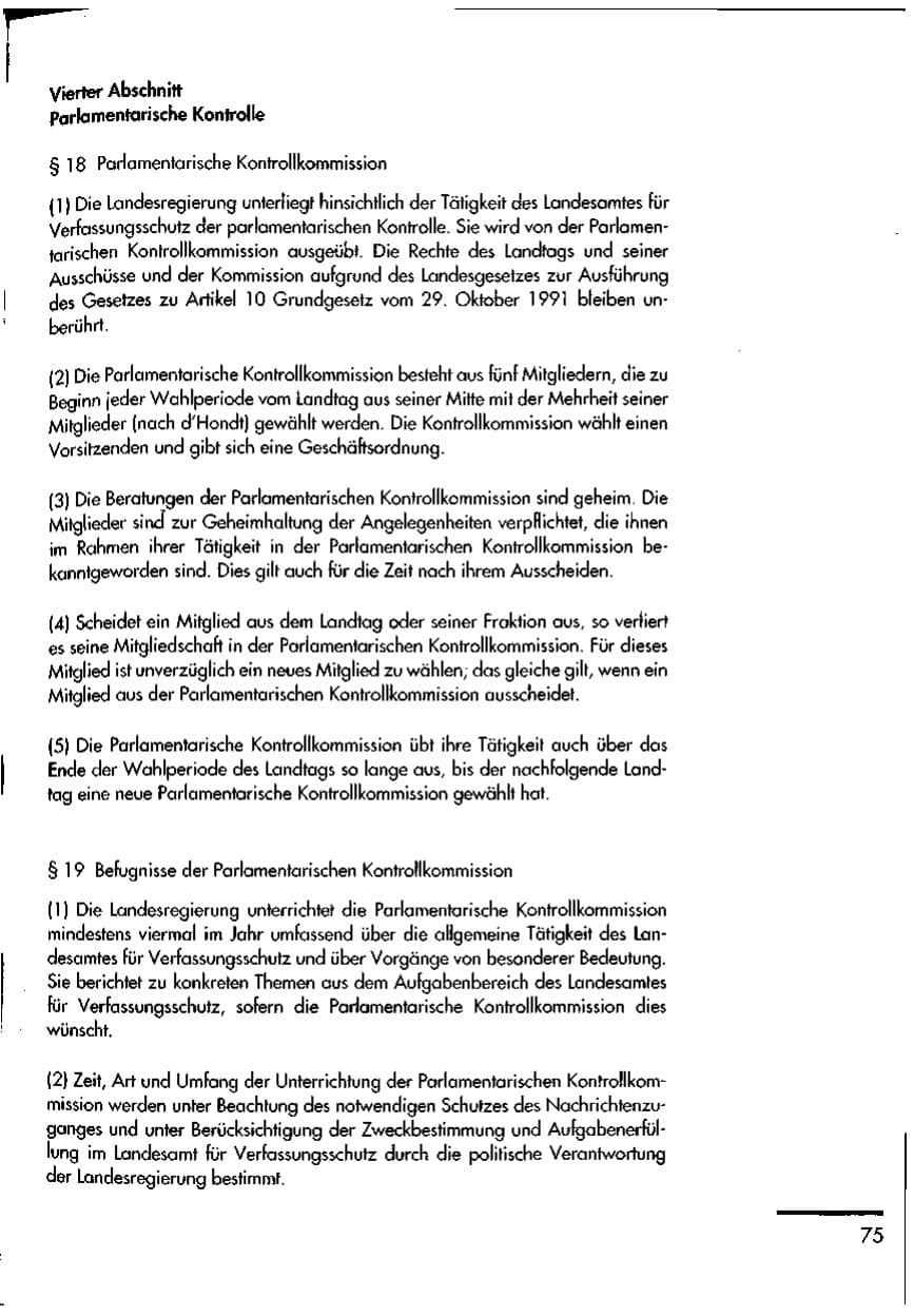 Seite 77 des Verfassungsschutzbericht 1992 Thüringen