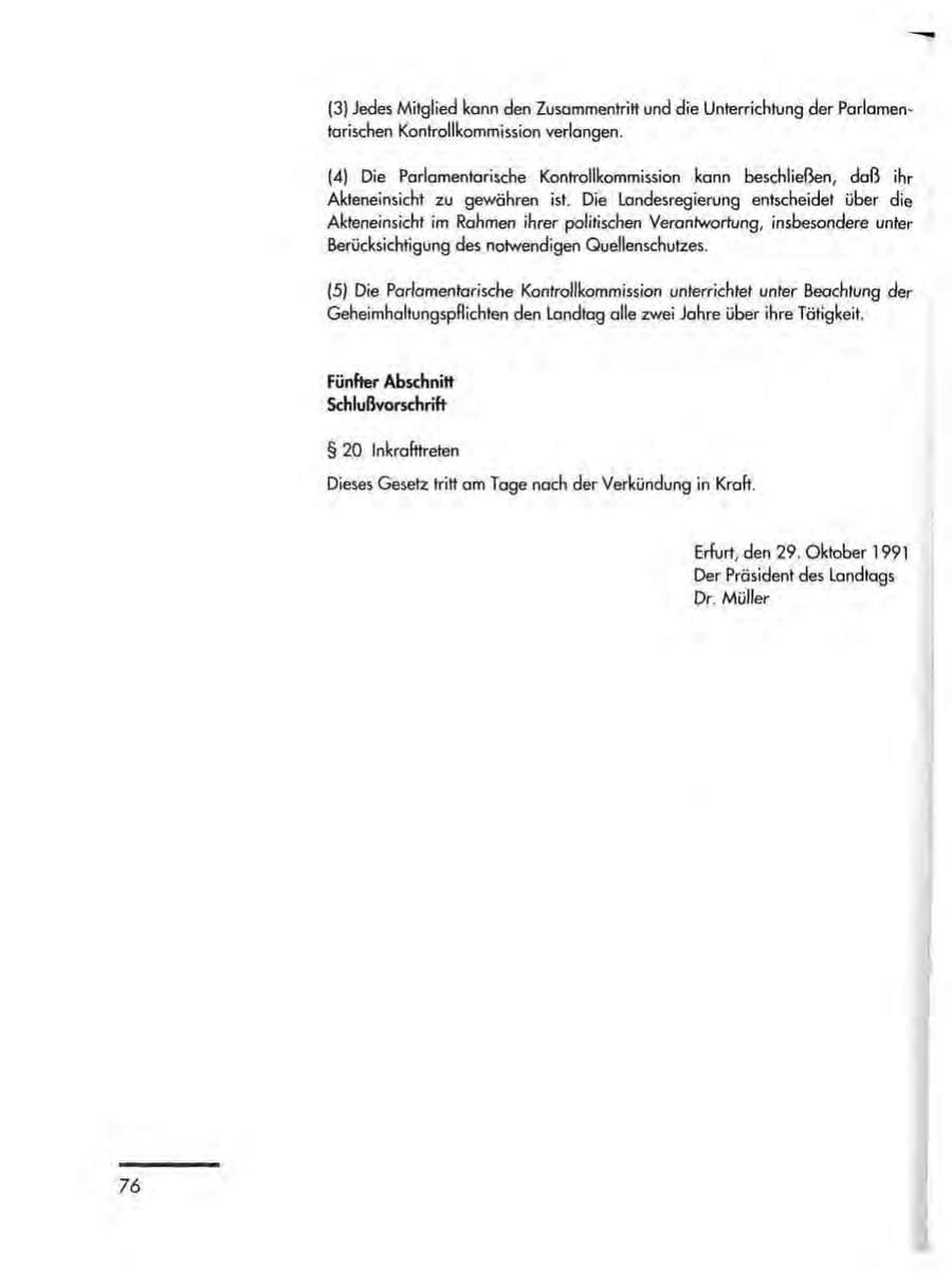 Seite 78 des Verfassungsschutzbericht 1992 Thüringen