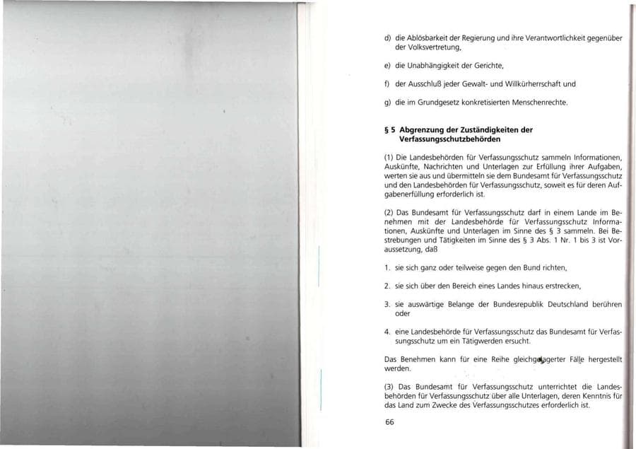 Seite 66 des Verfassungsschutzbericht 1993 Thüringen