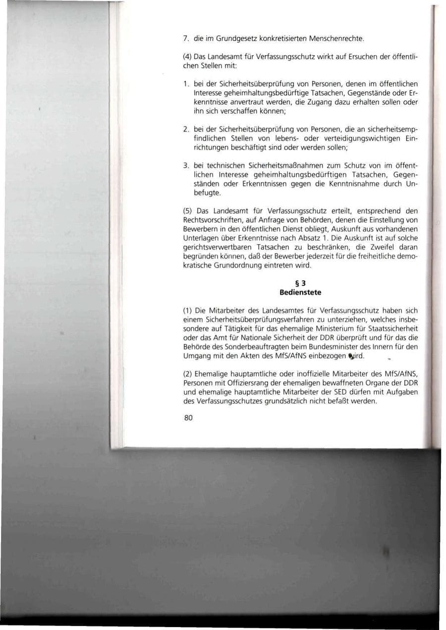Seite 80 des Verfassungsschutzbericht 1993 Thüringen