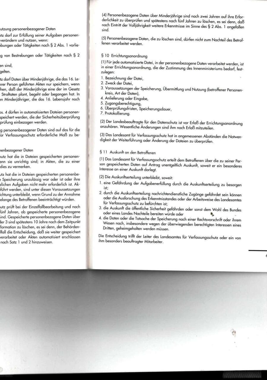 Seite 67 des Verfassungsschutzbericht 1994 Thüringen