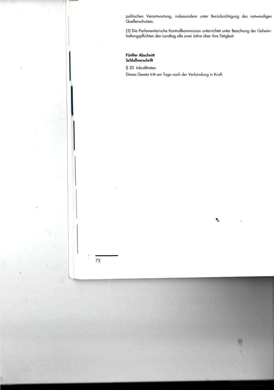 Seite 72 des Verfassungsschutzbericht 1994 Thüringen