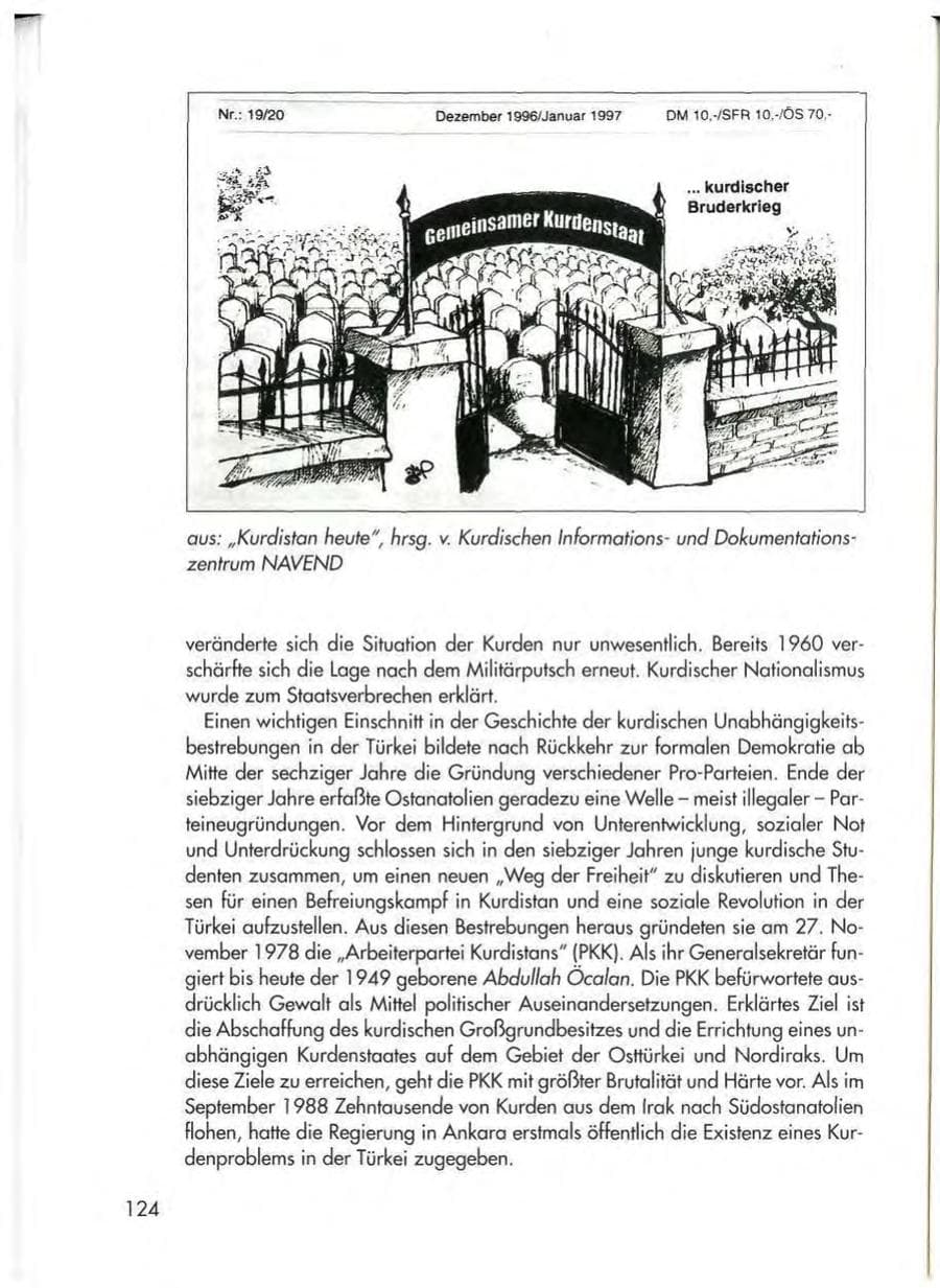 Seite 126 des Verfassungsschutzbericht 1997 Thüringen