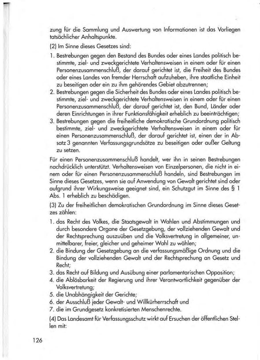 Seite 128 des Verfassungsschutzbericht 1997 Thüringen
