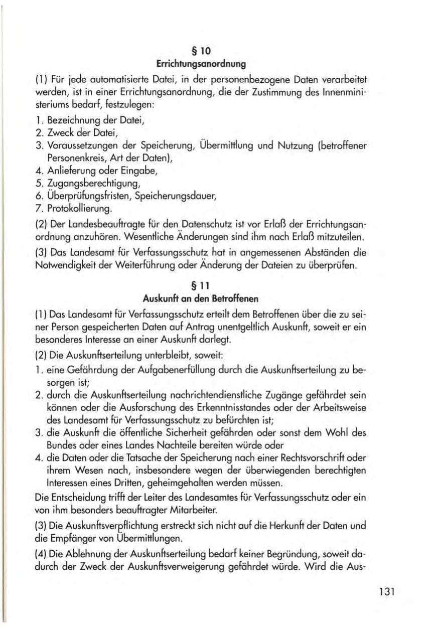 Seite 133 des Verfassungsschutzbericht 1997 Thüringen