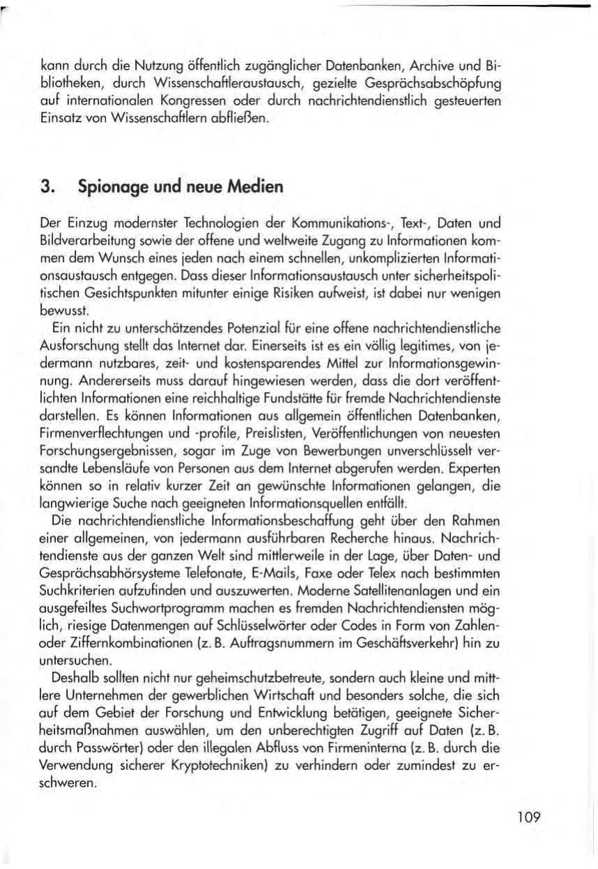 Seite 111 des Verfassungsschutzbericht 1998 Thüringen