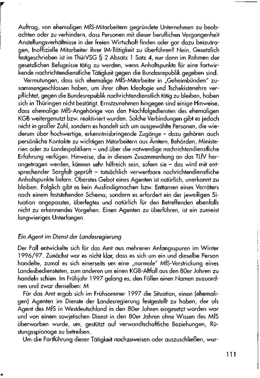Seite 113 des Verfassungsschutzbericht 1998 Thüringen