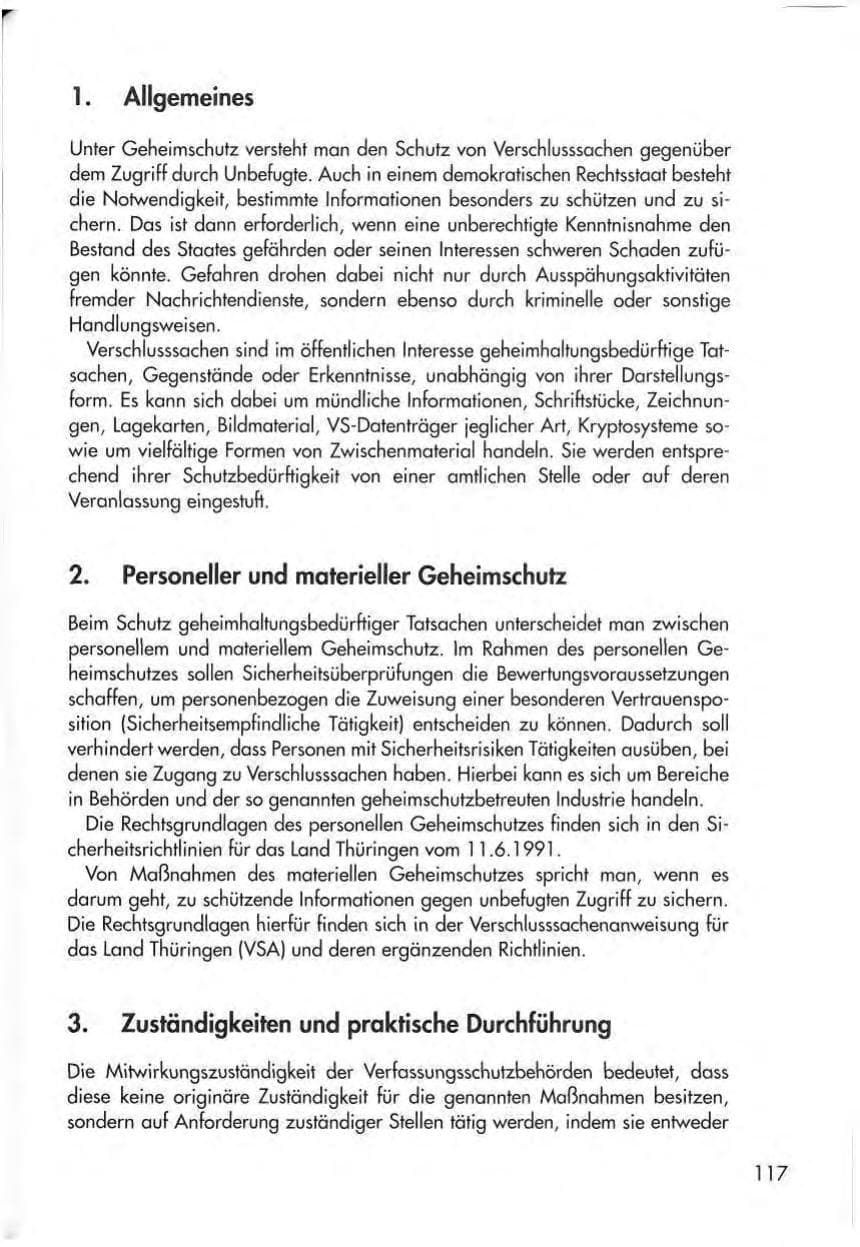 Seite 119 des Verfassungsschutzbericht 1998 Thüringen