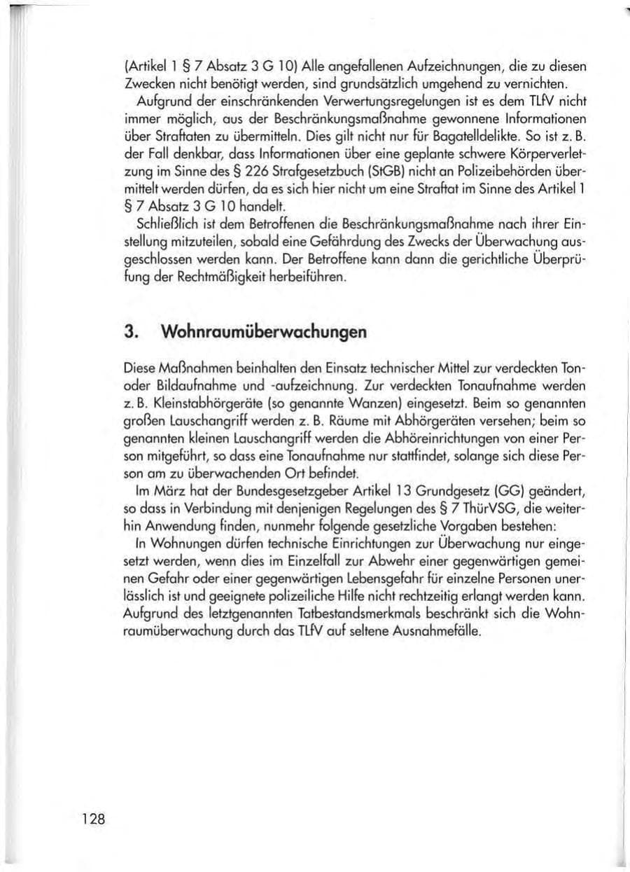Seite 130 des Verfassungsschutzbericht 1998 Thüringen