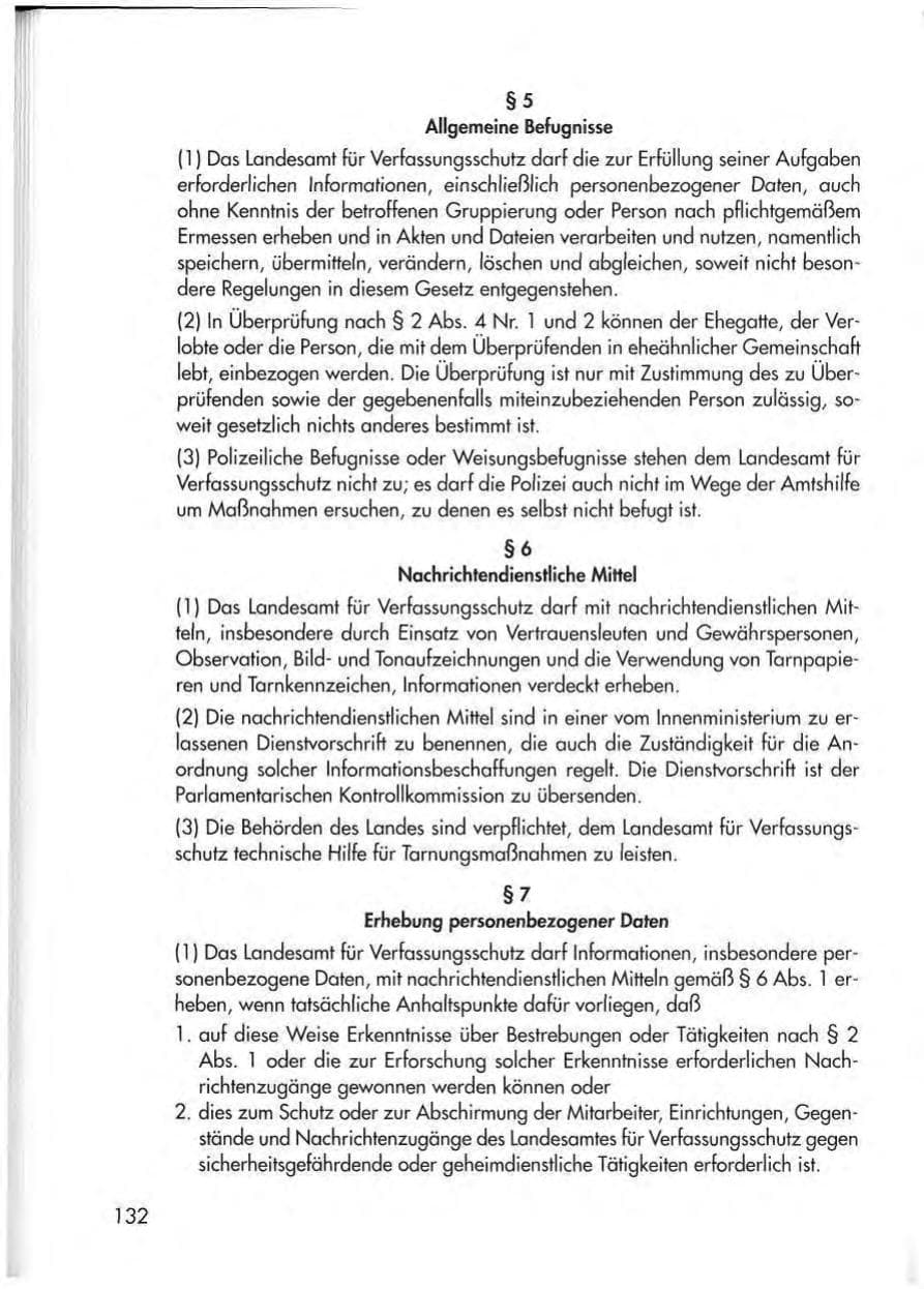 Seite 134 des Verfassungsschutzbericht 1998 Thüringen