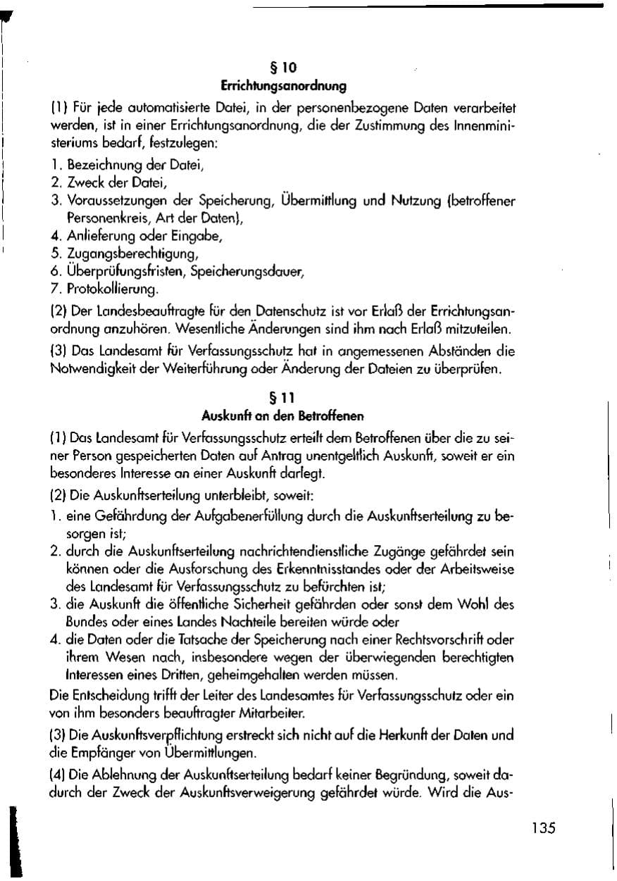 Seite 137 des Verfassungsschutzbericht 1998 Thüringen
