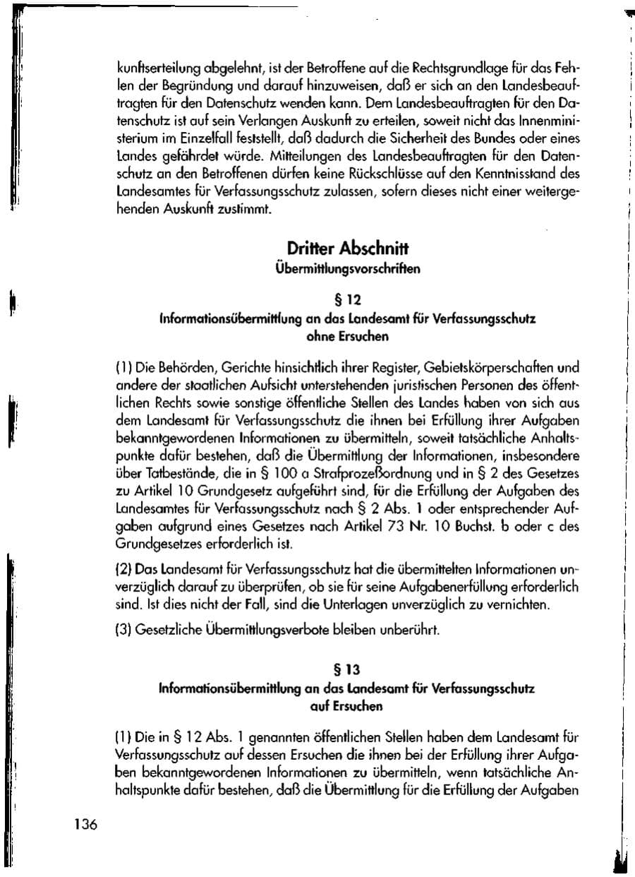 Seite 138 des Verfassungsschutzbericht 1998 Thüringen