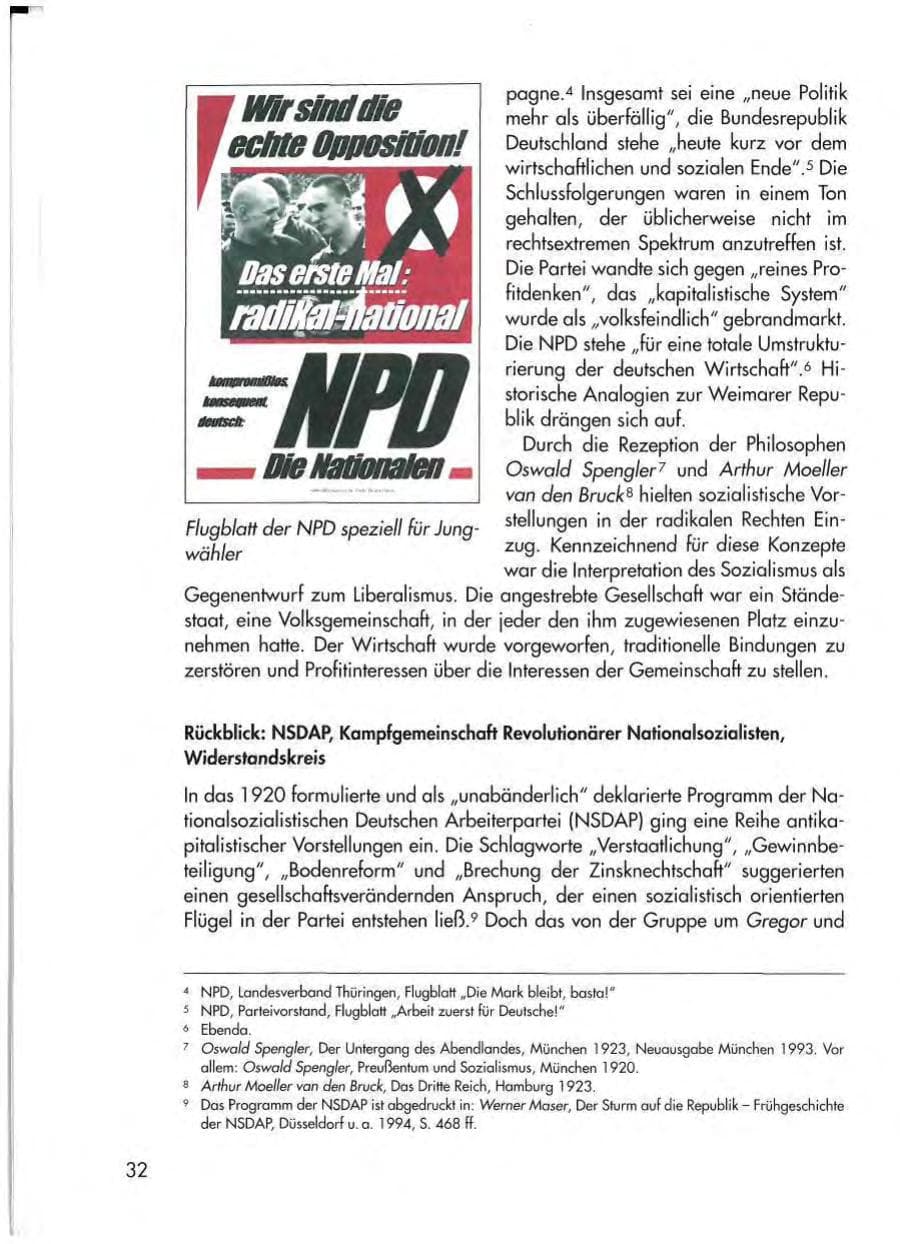 Seite 34 des Verfassungsschutzbericht 1998 Thüringen