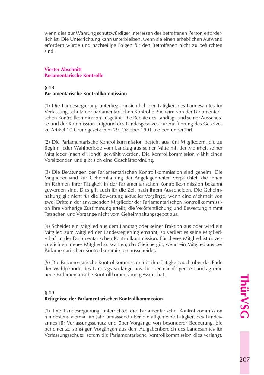 Seite 208 des Verfassungsschutzbericht 2008 Thüringen