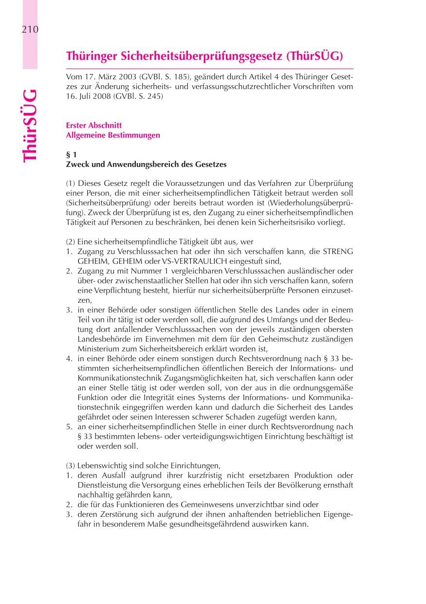 Seite 211 des Verfassungsschutzbericht 2008 Thüringen