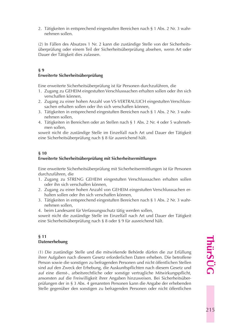 Seite 216 des Verfassungsschutzbericht 2008 Thüringen