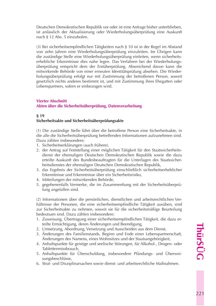 Seite 222 des Verfassungsschutzbericht 2008 Thüringen