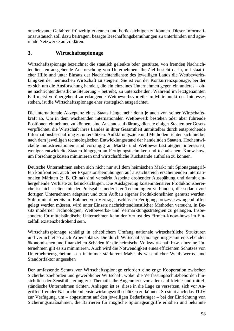 Seite 99 des Verfassungsschutzbericht 2010 Thüringen