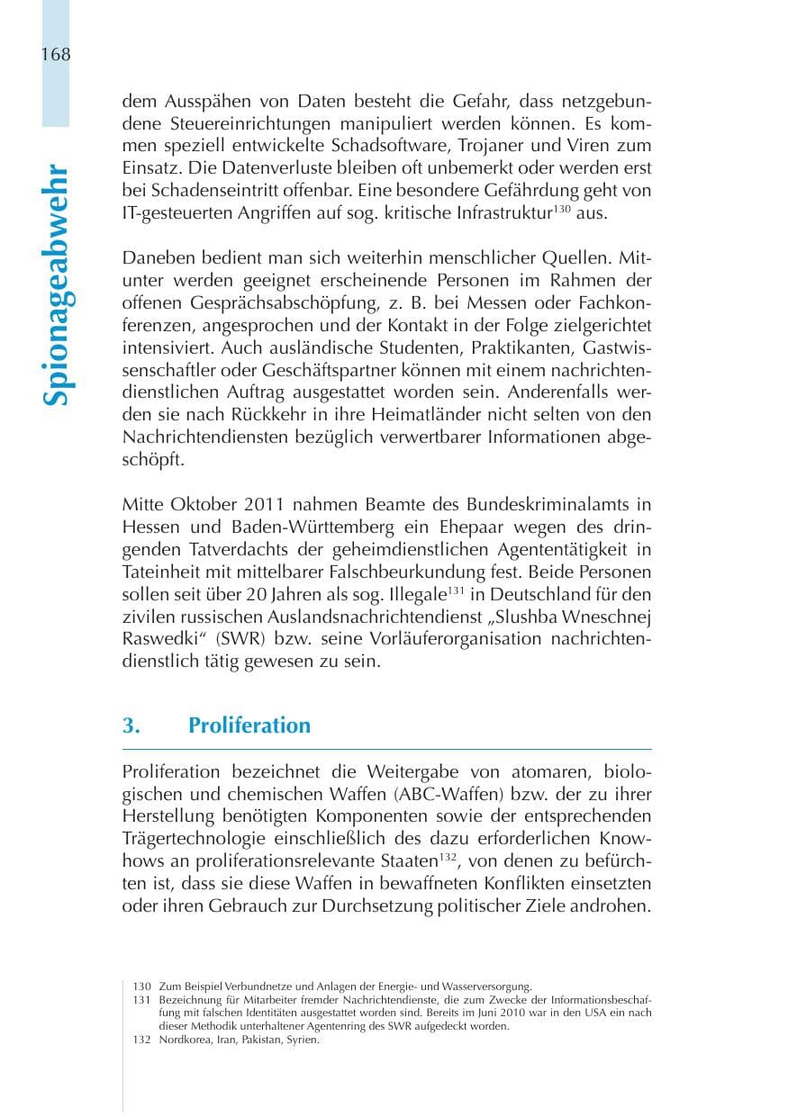 Seite 168 des Verfassungsschutzbericht 2011 Thüringen