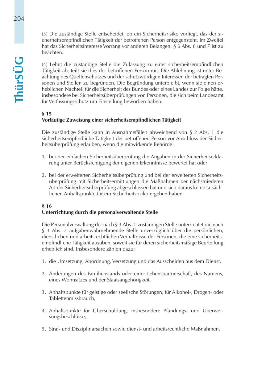 Seite 204 des Verfassungsschutzbericht 2011 Thüringen