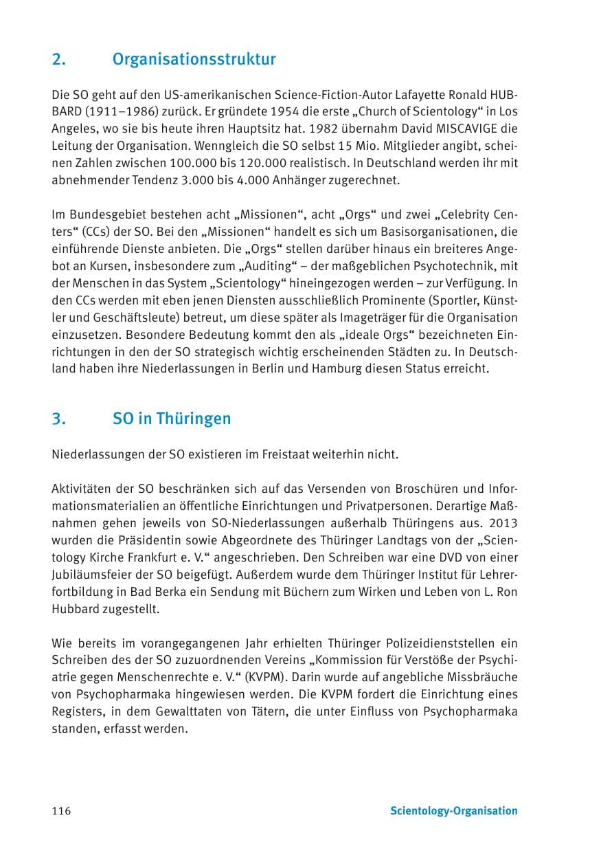Seite 118 des Verfassungsschutzbericht 2013 Thüringen
