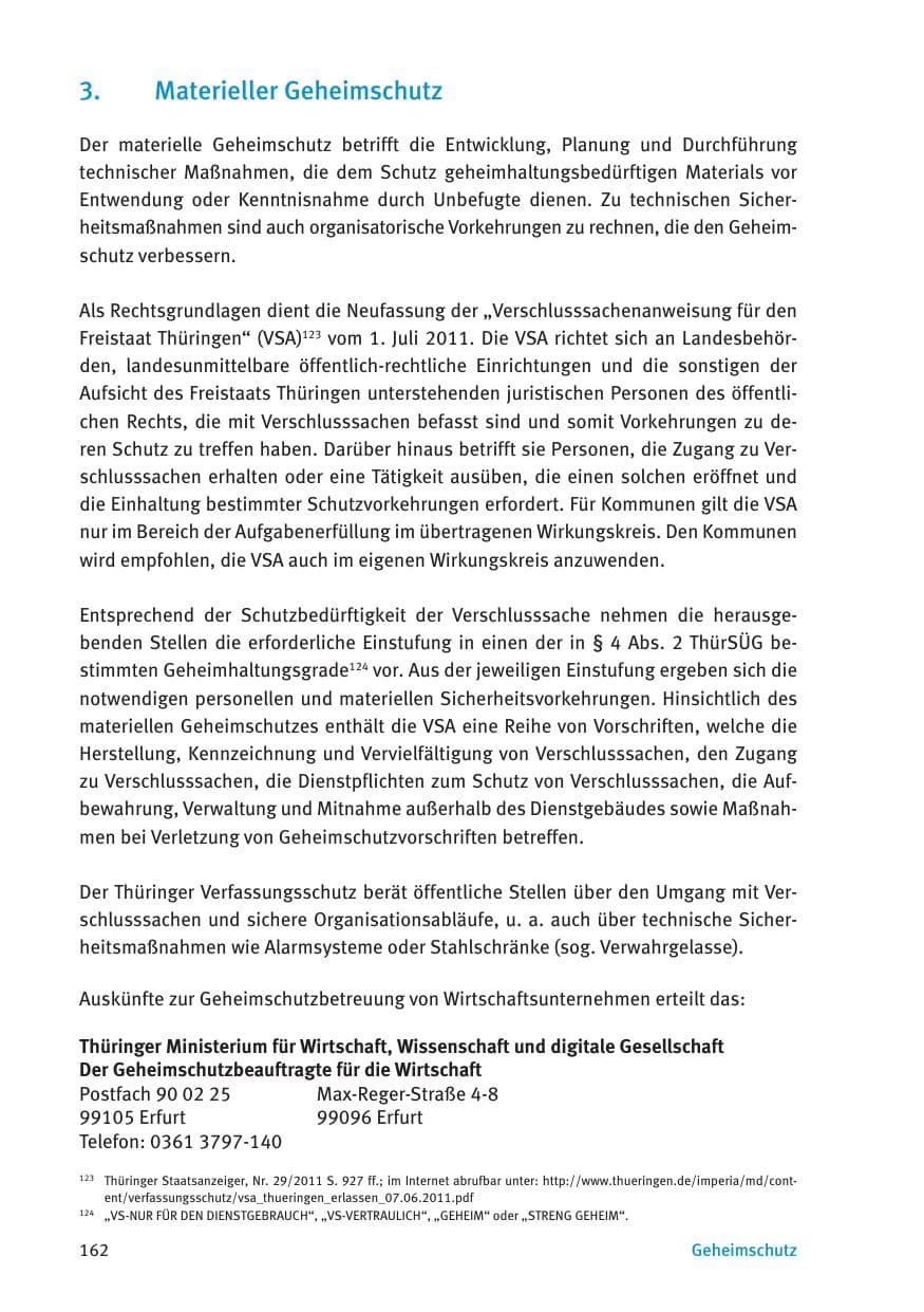 Seite 164 des Verfassungsschutzbericht 2015 Thüringen