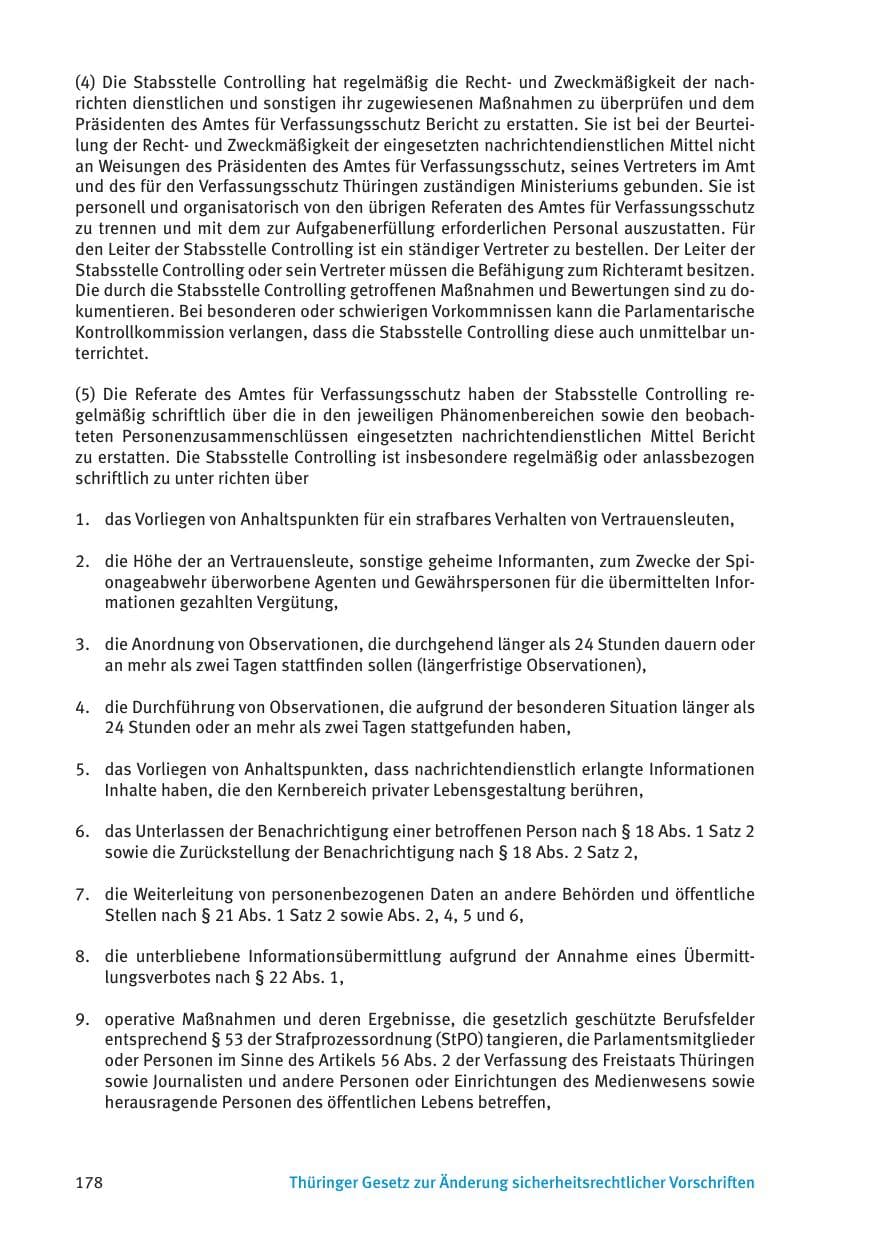 Seite 180 des Verfassungsschutzbericht 2015 Thüringen