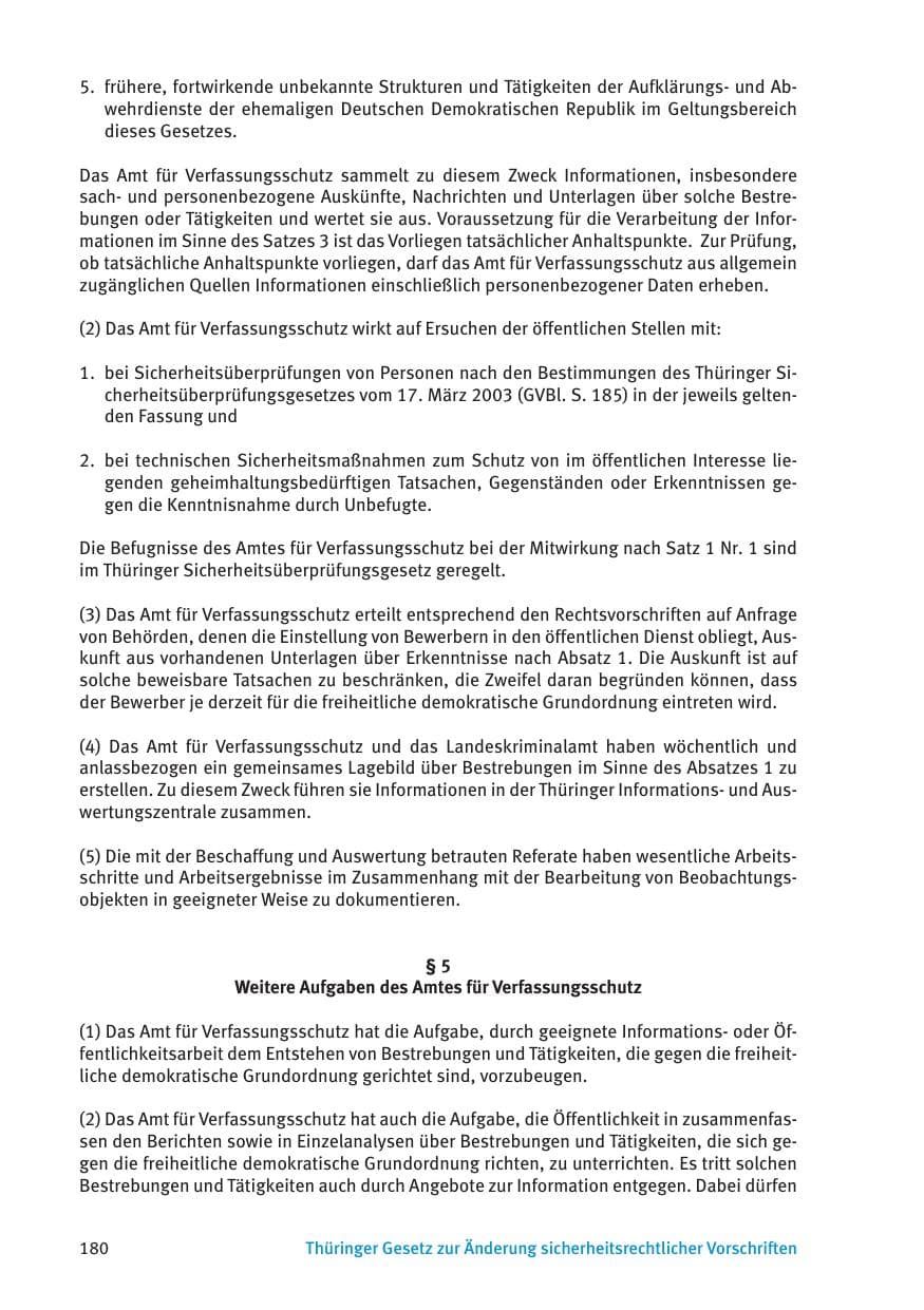 Seite 182 des Verfassungsschutzbericht 2015 Thüringen
