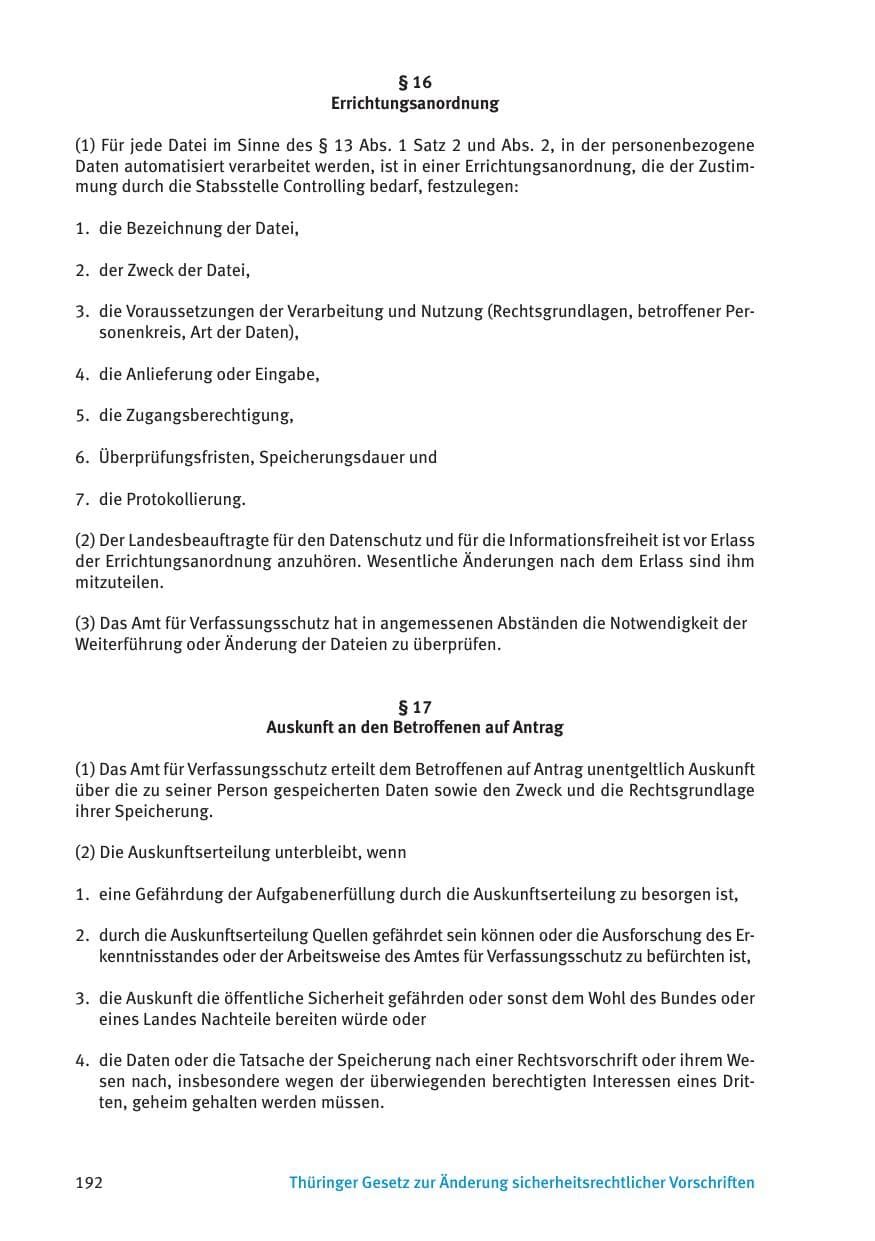 Seite 194 des Verfassungsschutzbericht 2015 Thüringen