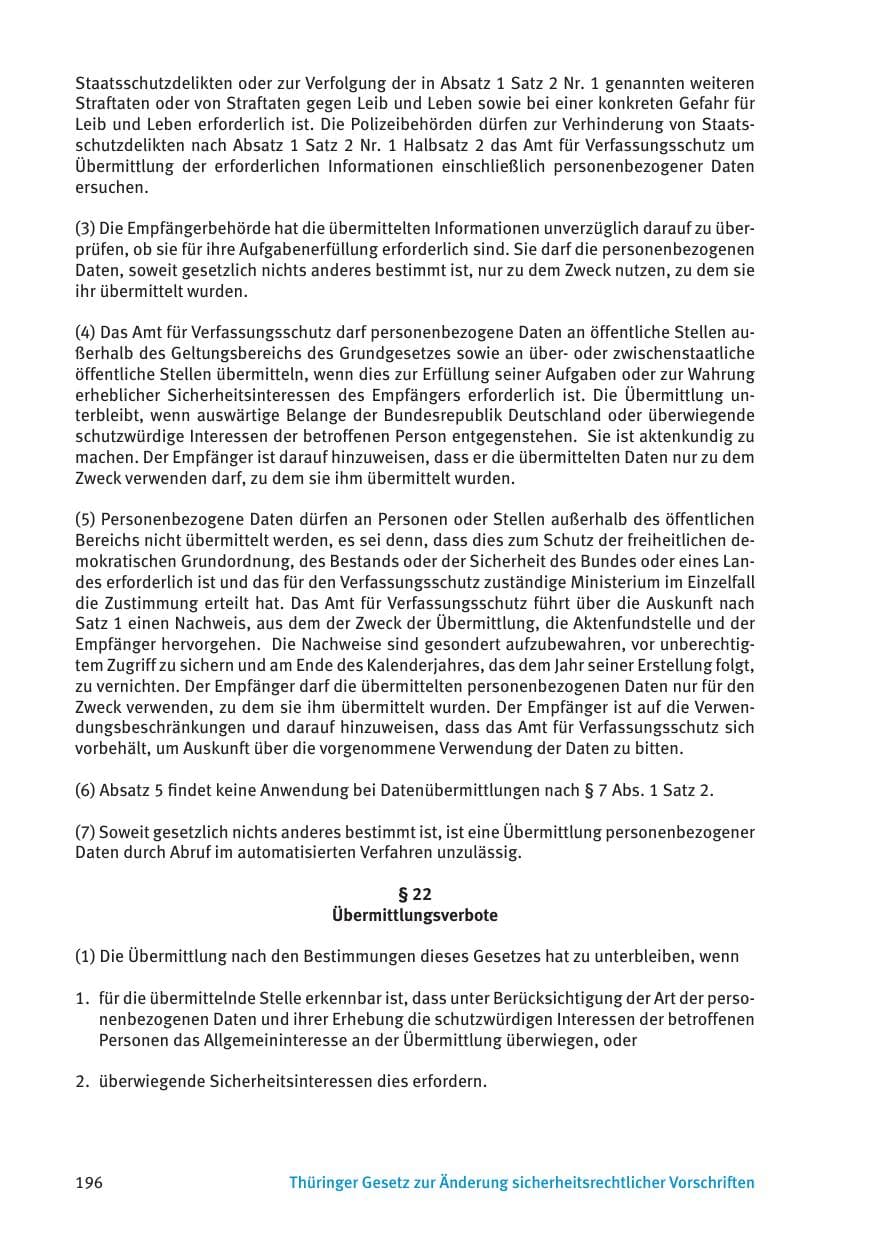 Seite 198 des Verfassungsschutzbericht 2015 Thüringen