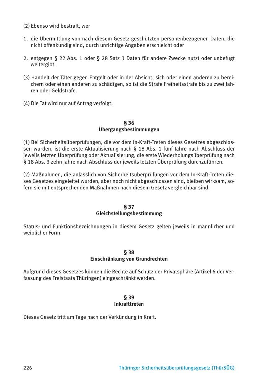 Seite 228 des Verfassungsschutzbericht 2015 Thüringen