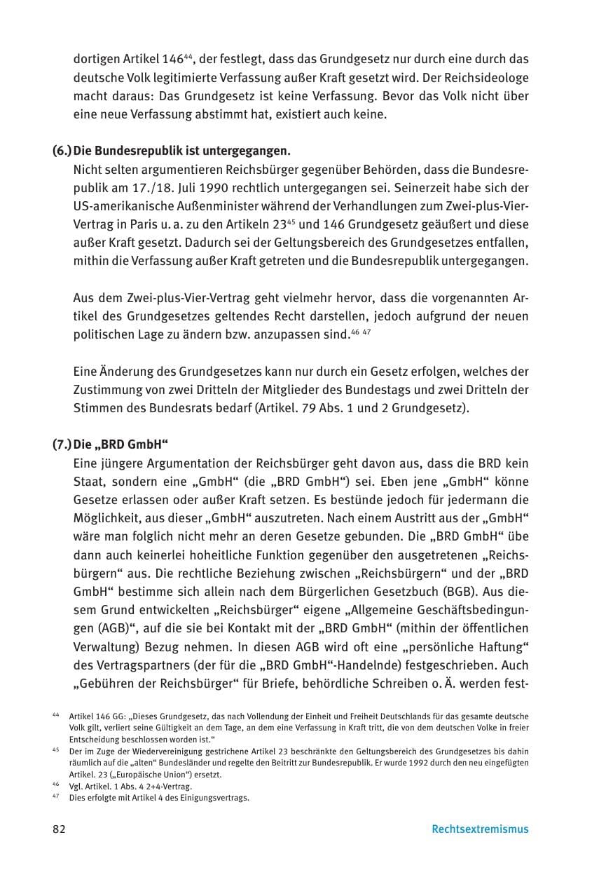 Seite 84 des Verfassungsschutzbericht 2015 Thüringen