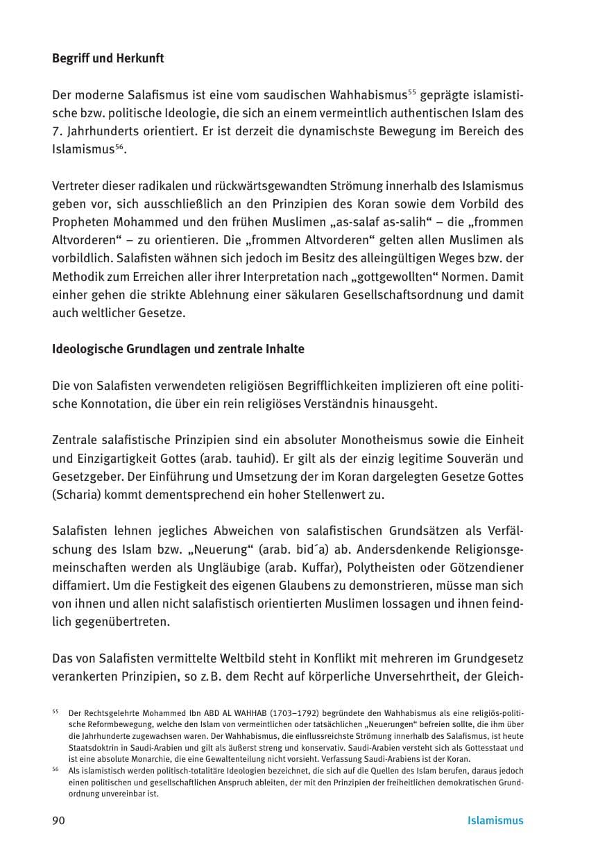 Seite 92 des Verfassungsschutzbericht 2015 Thüringen