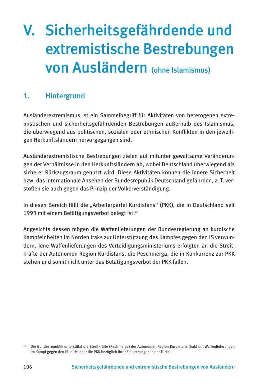 Seite 108 des Verfassungsschutzbericht 2016 Thüringen