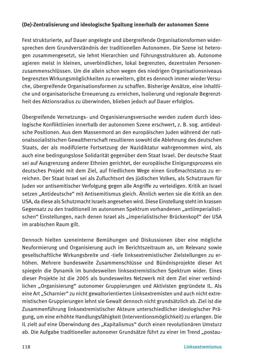 Seite 120 des Verfassungsschutzbericht 2016 Thüringen