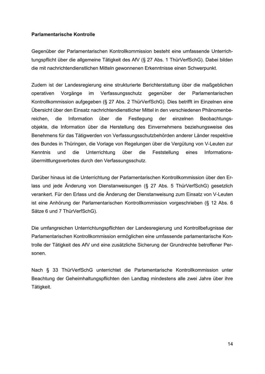 Seite 15 des Verfassungsschutzbericht 2019 Thüringen