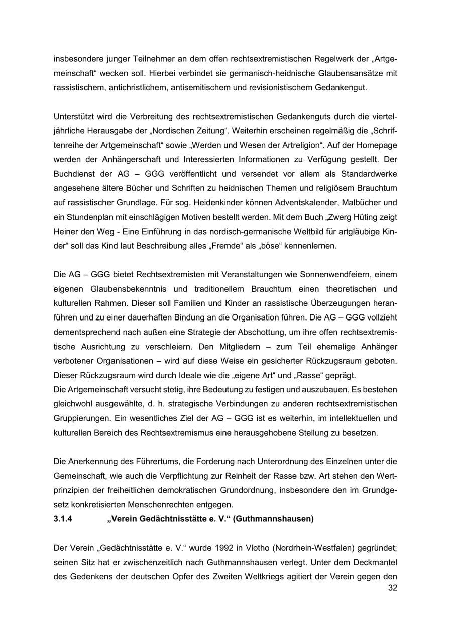 Seite 33 des Verfassungsschutzbericht 2019 Thüringen