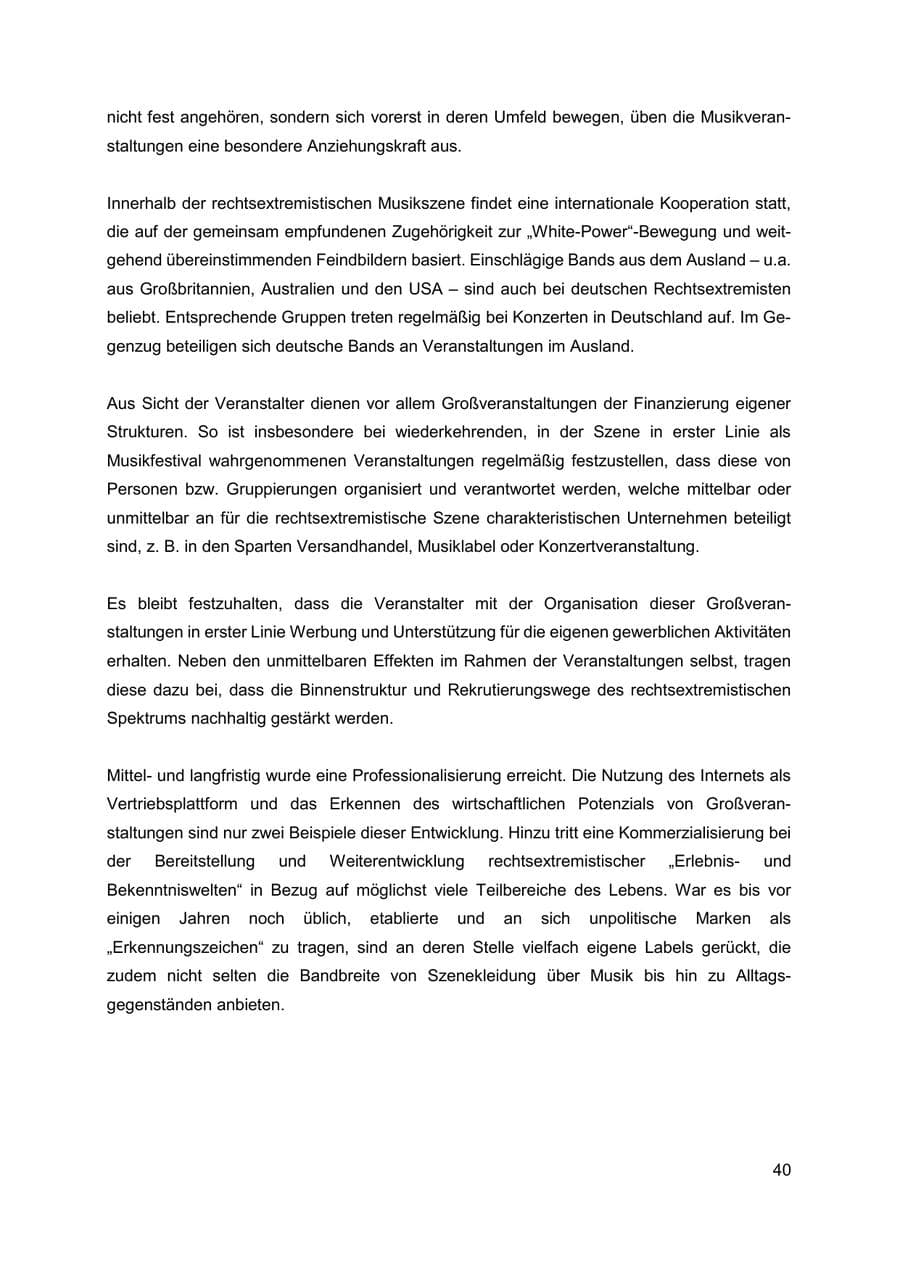 Seite 41 des Verfassungsschutzbericht 2019 Thüringen