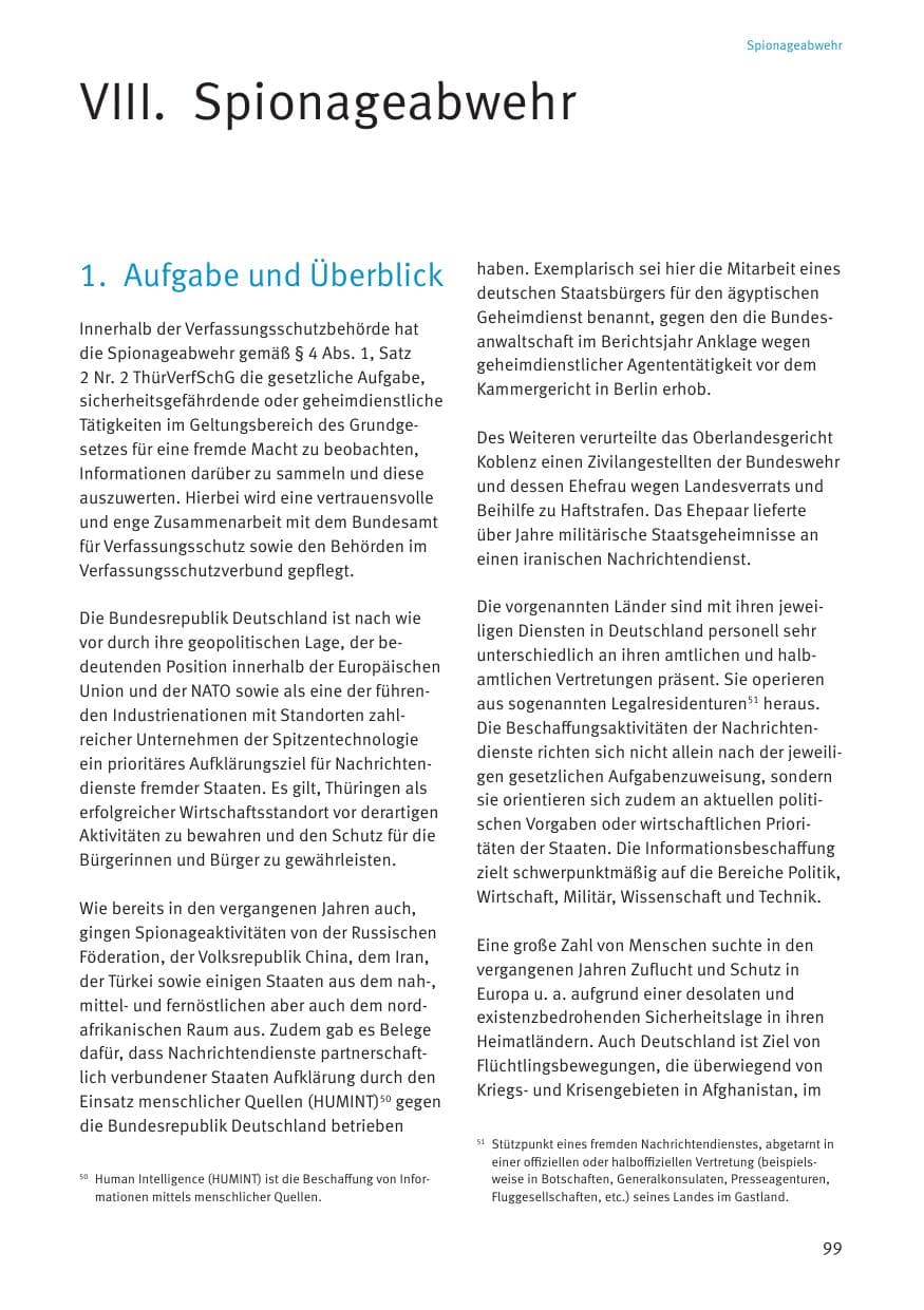 Seite 101 des Verfassungsschutzbericht 2020 Thüringen