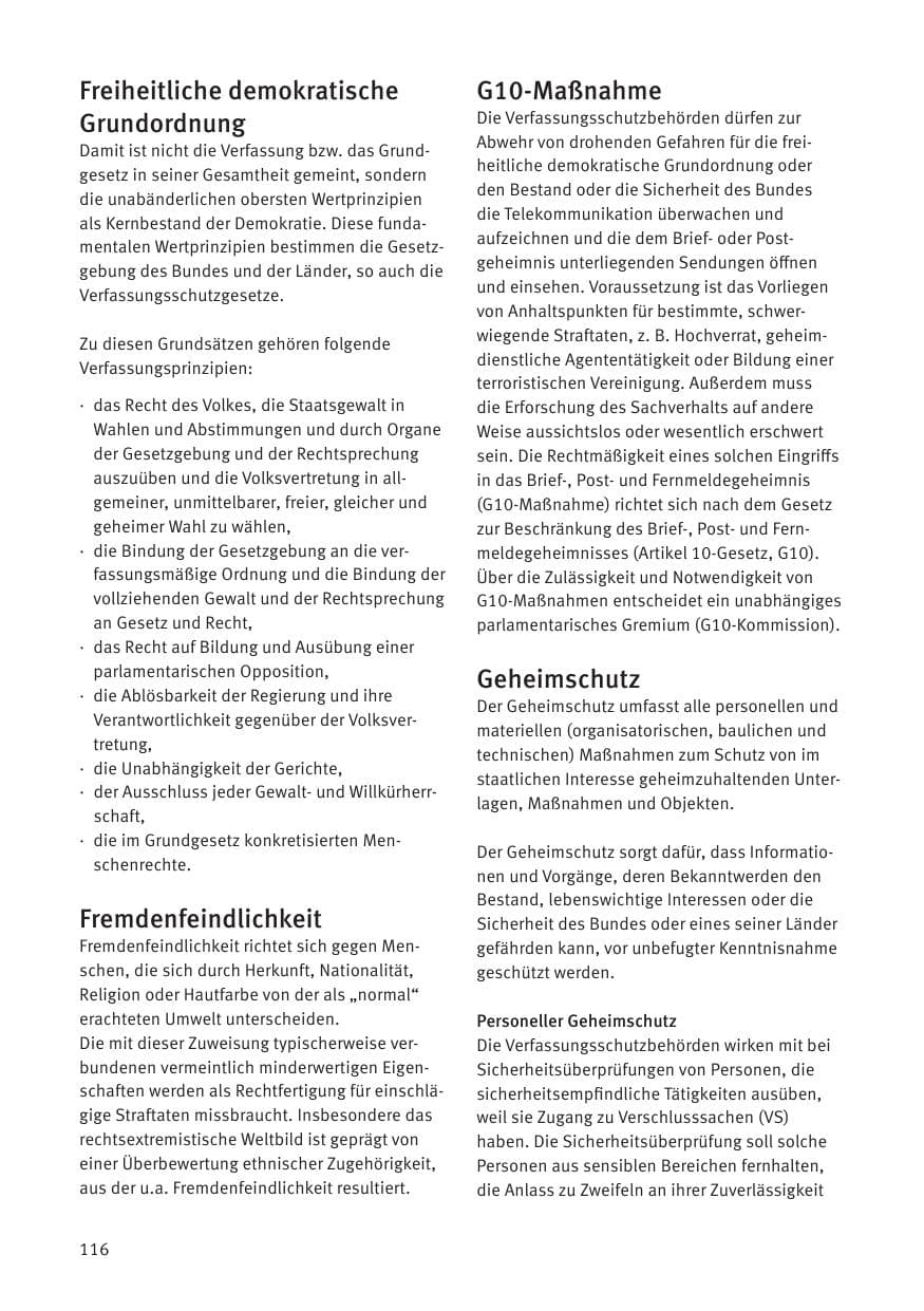Seite 118 des Verfassungsschutzbericht 2020 Thüringen