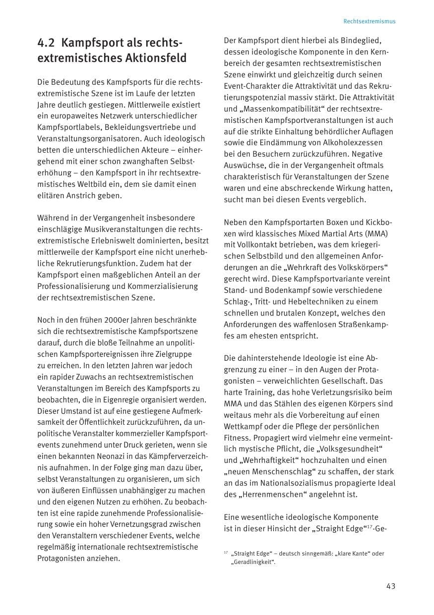 Seite 45 des Verfassungsschutzbericht 2020 Thüringen