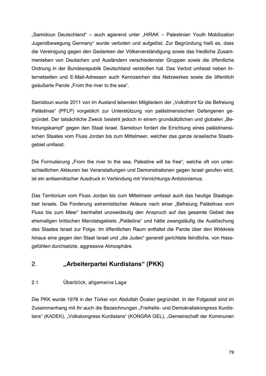 Seite 80 des Verfassungsschutzbericht 2023 Thüringen