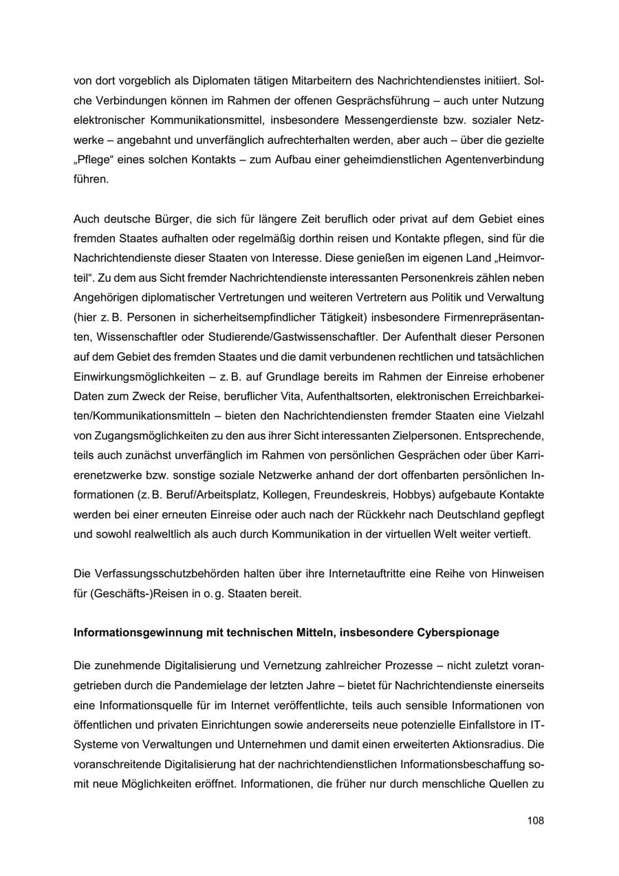 Seite 109 des Verfassungsschutzbericht 2024 Thüringen