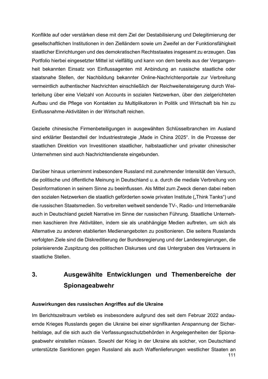 Seite 112 des Verfassungsschutzbericht 2024 Thüringen